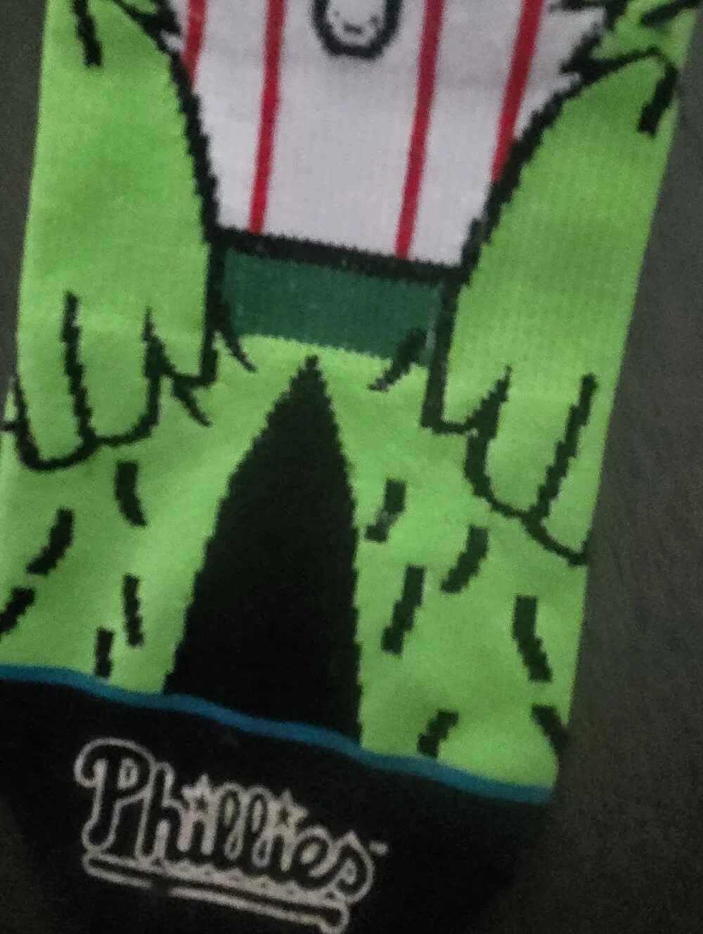 NEW Philadelphia Phillies Phillie Phanatic MLB Socks Mens Large L